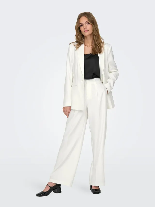 ONLY Klassisk hvidt jakkesæt - 0904202412