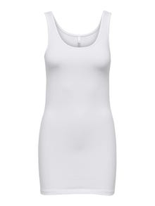 ONLY Slim Fit Rundhals Tank-Top -White - 15060061