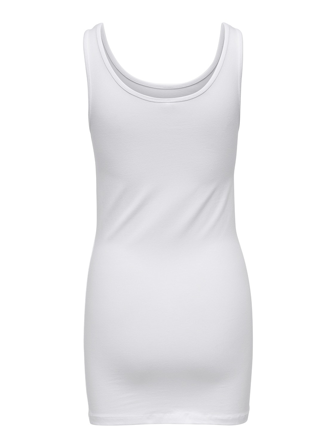ONLY Slim Fit Round Neck Tank-Top -White - 15060061