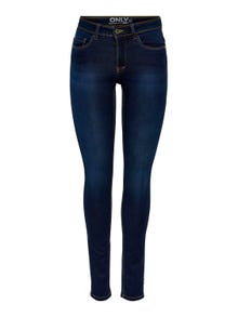 ONLY ONLUltimate King reg Skinny fit-jeans -Dark Blue Denim - 15077791