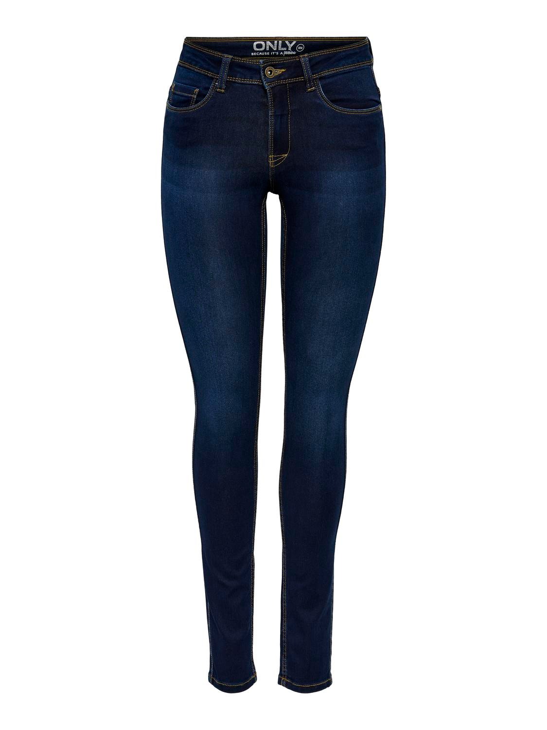 ONLY ONLUltimate King reg Skinny jeans -Dark Blue Denim - 15077791