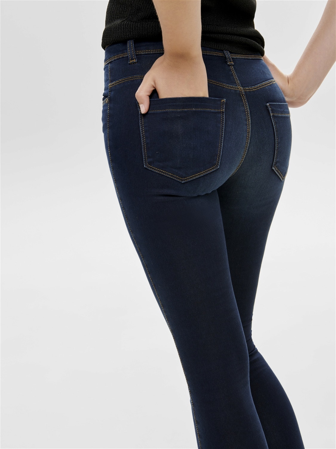 ONLY Jeans Skinny Fit -Dark Blue Denim - 15077791