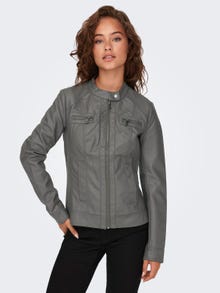 ONLY Zip PU-jacket -Plum Kitten - 15081400