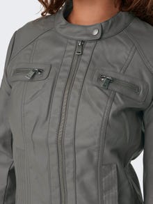 ONLY Biker collar Jacket -Plum Kitten - 15081400