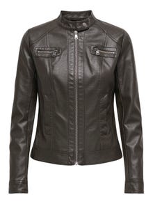 ONLY Biker collar Jacket -Chocolate Torte - 15081400