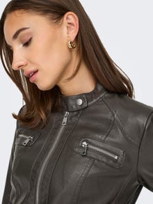 ONLY Biker collar Jacket -Chocolate Torte - 15081400