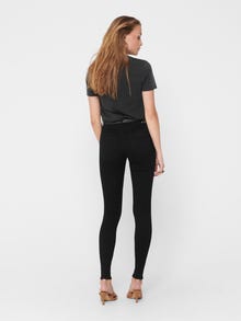 ONLY Jeans Skinny Fit Taille moyenne -Black - 15092650