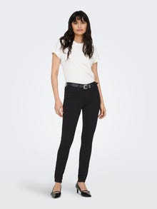 ONLY ONLROYAL Taille moyenne Skinny Fit Jeans -Black - 15092650