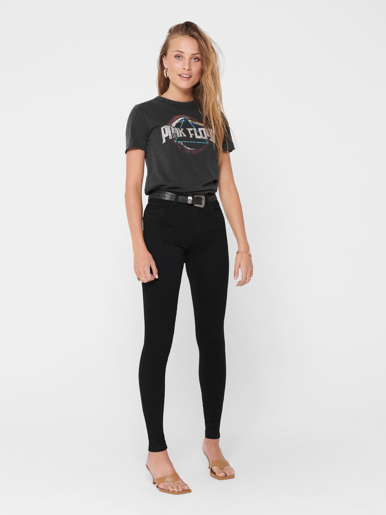 ONLY Skinny Fit Mittlere Taille Jeans -Black - 15092650
