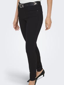 ONLY ONLROYAL Taille moyenne Skinny Fit Jeans -Black - 15092650