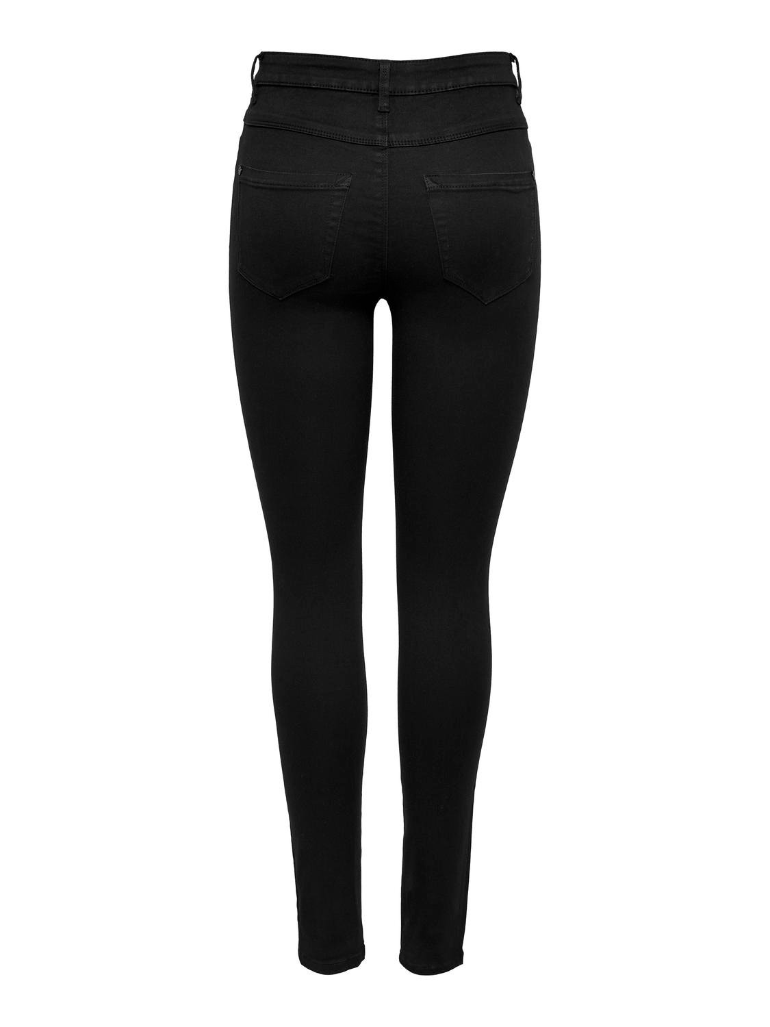 ONLY ONLRoyal - À taille haute Jean skinny -Black - 15093134
