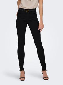 ONLY ONLROYAL LIFE HIGH SK JEANS 600 NOOS -Black - 15093134