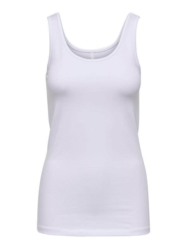 ONLY Stretch fit O-hals Tanktop - 15095808