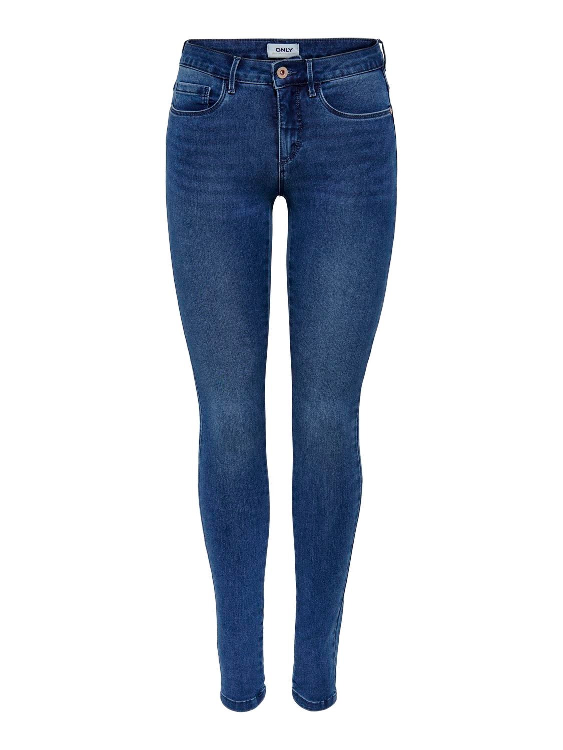 ONLY Skinny Fit Jeans -Medium Blue Denim - 15096177