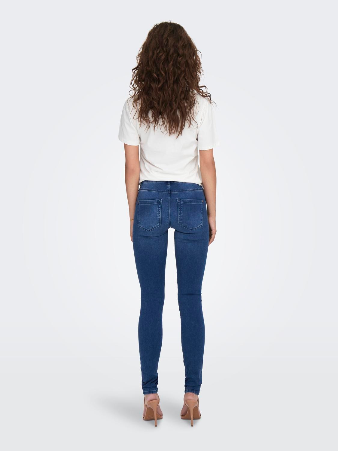 ONLY Jeans Skinny Fit -Medium Blue Denim - 15096177