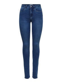 ONLY ONLRoyal high-waist Skinny jeans -Medium Blue Denim - 15097919