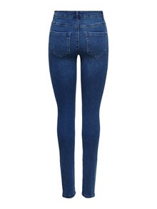 ONLY Skinny Fit High waist Jeans -Medium Blue Denim - 15097919