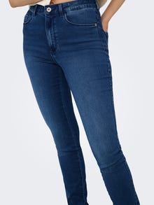ONLY ONLROYAL High waist Skinny Fit Jeans -Medium Blue Denim - 15097919