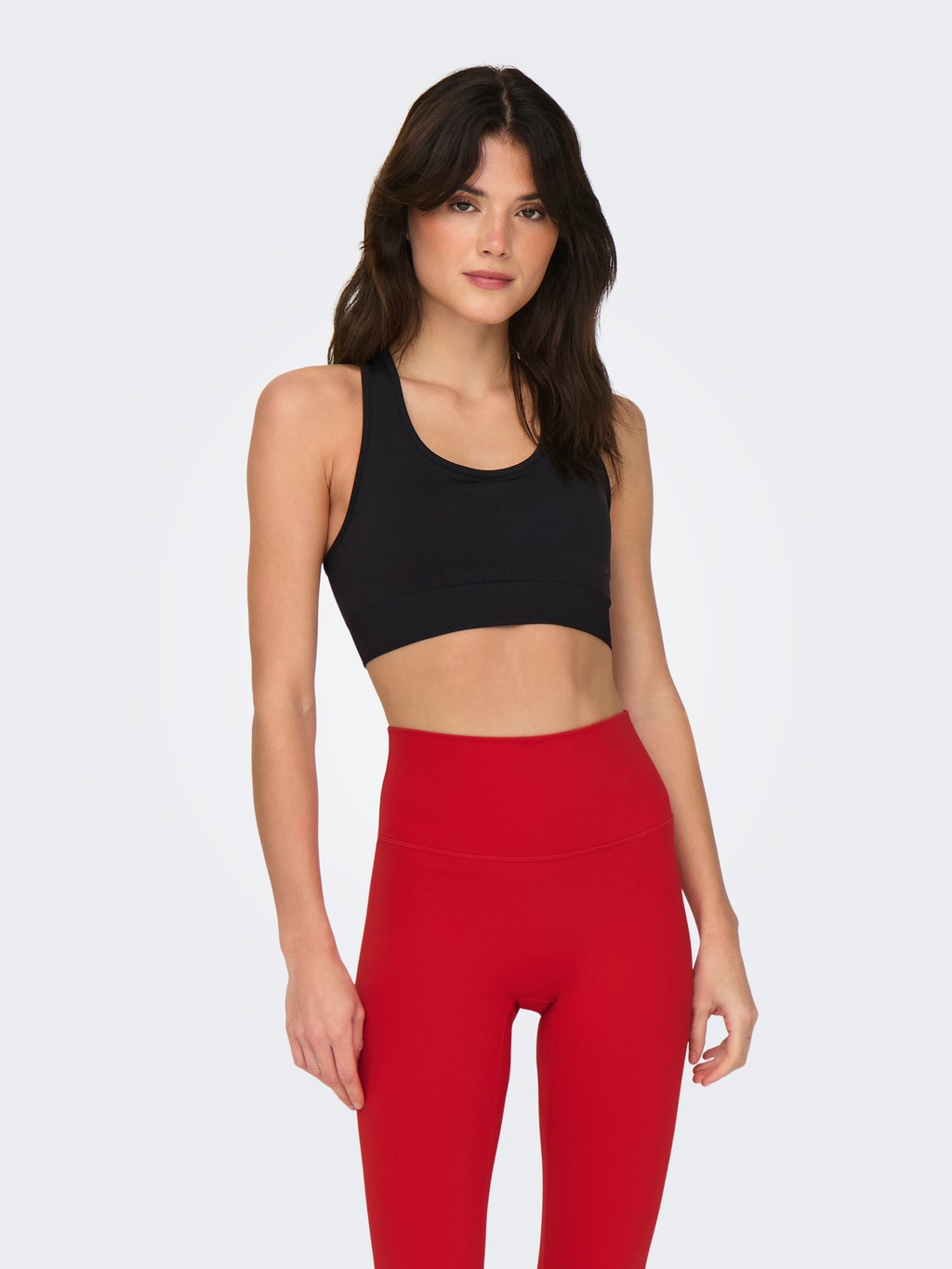 Seamless Sports Bra Black ONLY®