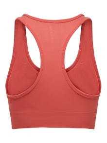 ONLY Seamless Sports Bra -Spiced Coral - 15101974