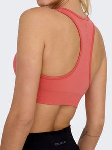 ONLY Seamless Sports Bra -Spiced Coral - 15101974