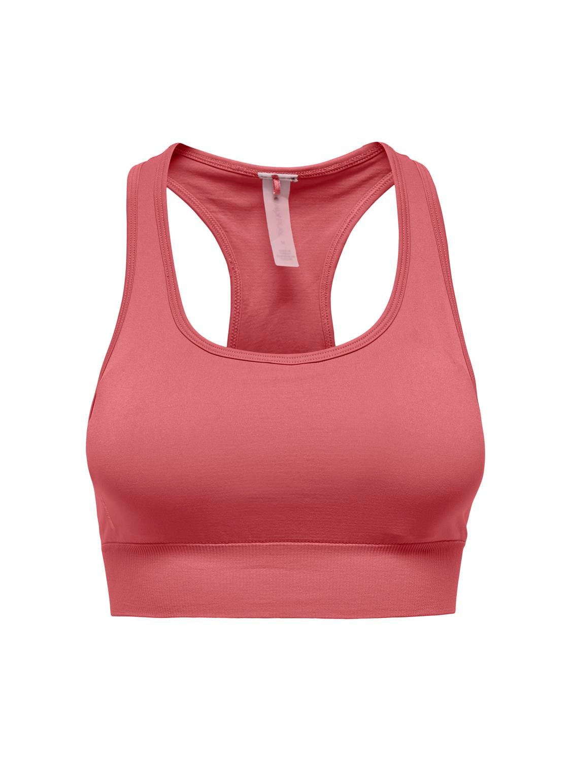 ONLY Play ONPMARTINE BRA - Medium support sports bra - mineral red