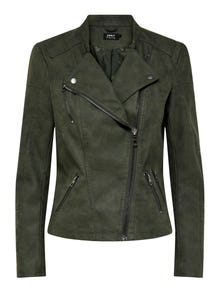 ONLY Leather look Jacket -Rosin - 15102997