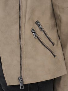 ONLY Biker collar Jacket -Weathered Teak - 15102997