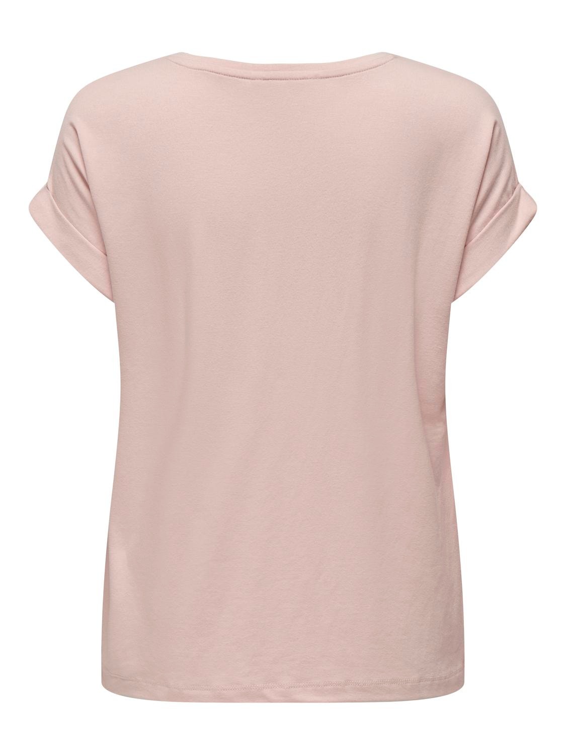 ONLY Loose fit T-shirt -Peach Whip - 15106662