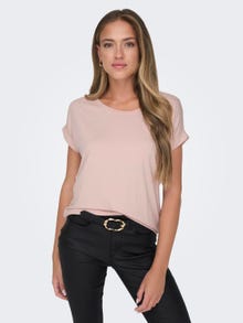 ONLY Loose fit T-shirt -Peach Whip - 15106662