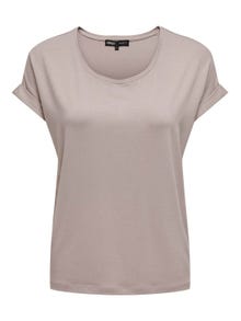 ONLY Regular fit O-hals Mouwuiteinden met omslag T-shirts -Etherea - 15106662