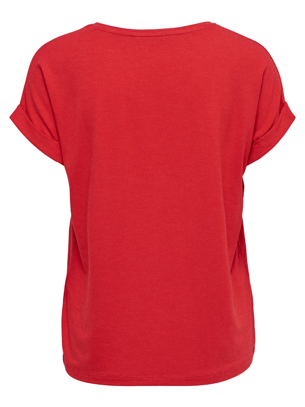 ONLY Lässiges T-Shirt -Mars Red - 15106662
