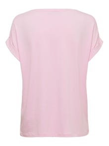 ONLY Ruimvallend T-shirt -Pink Lady - 15106662