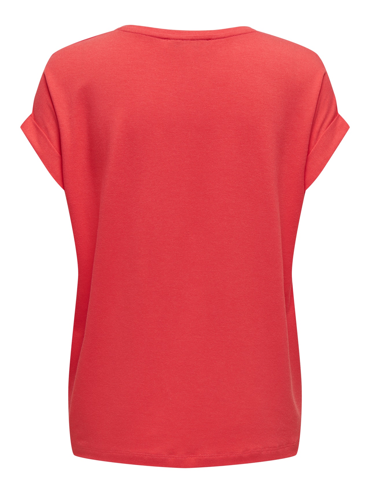 ONLY Tavapärane lõige Ümmargune kaelus Üles volditud mansetid T-särk -Cayenne - 15106662