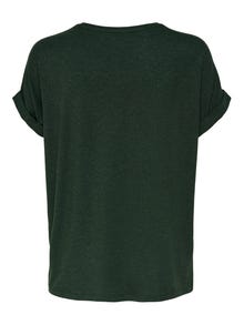 ONLY Regular fit O-hals Mouwuiteinden met omslag T-shirts -Rosin - 15106662