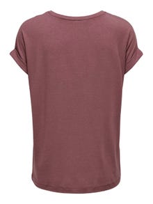 ONLY Ample T-Shirt -Rose Brown - 15106662