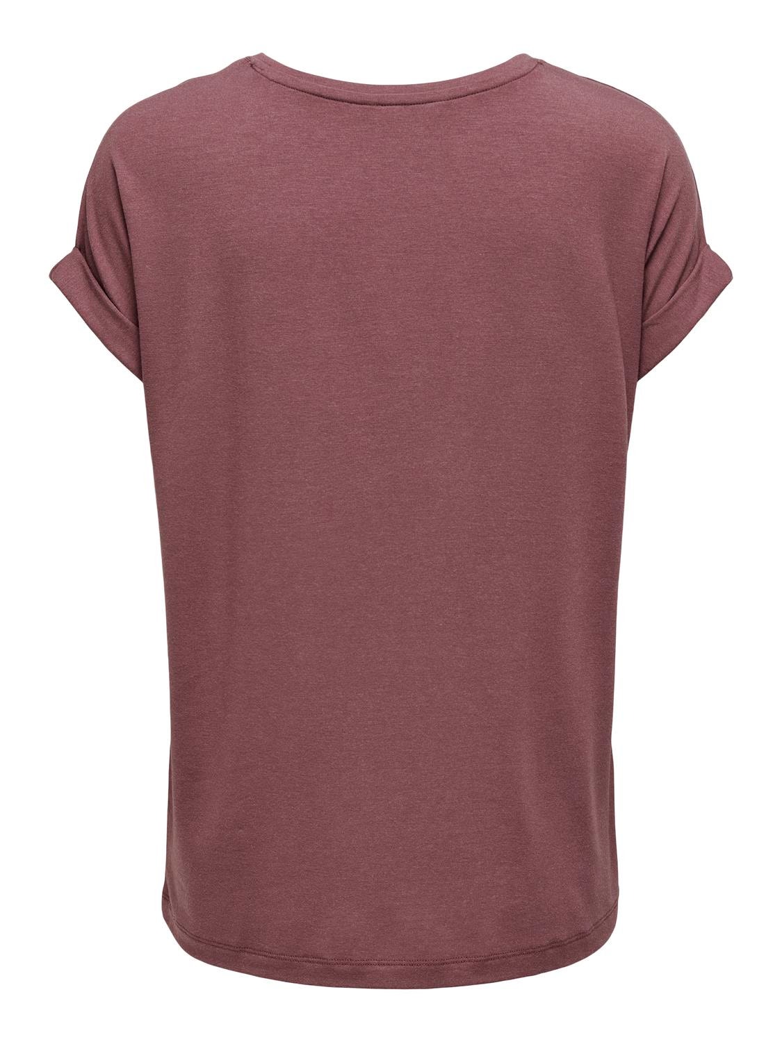 ONLY Ample T-Shirt -Rose Brown - 15106662