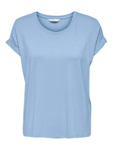 ONLY Løstsiddende T-shirt -Powder Blue - 15106662