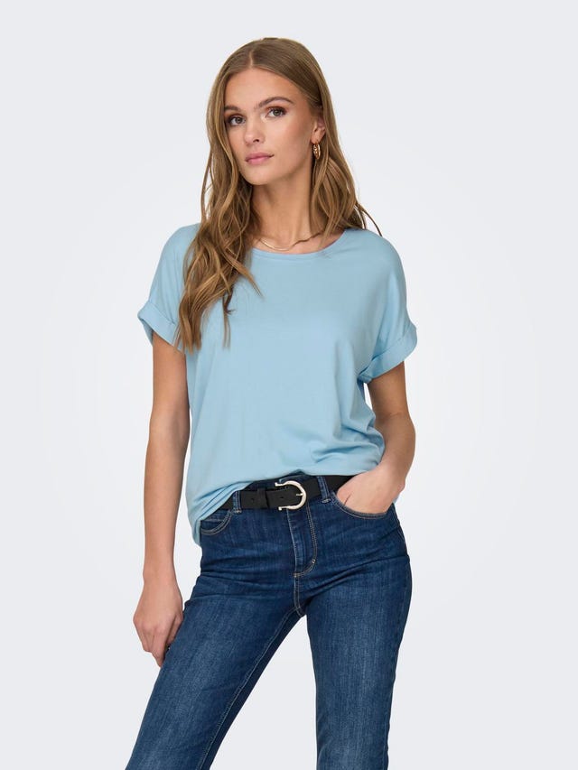 Fashion Womens Round Neck Plus Size Printed Flare Sleeve Tops Bell Sleeve  Blouses Keyhole T-Shirts ( Blusas Elegantes Para Mujer Para Fiesta) 
