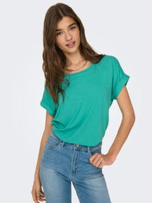ONLY Loose fit T-shirt -Bright Aqua - 15106662
