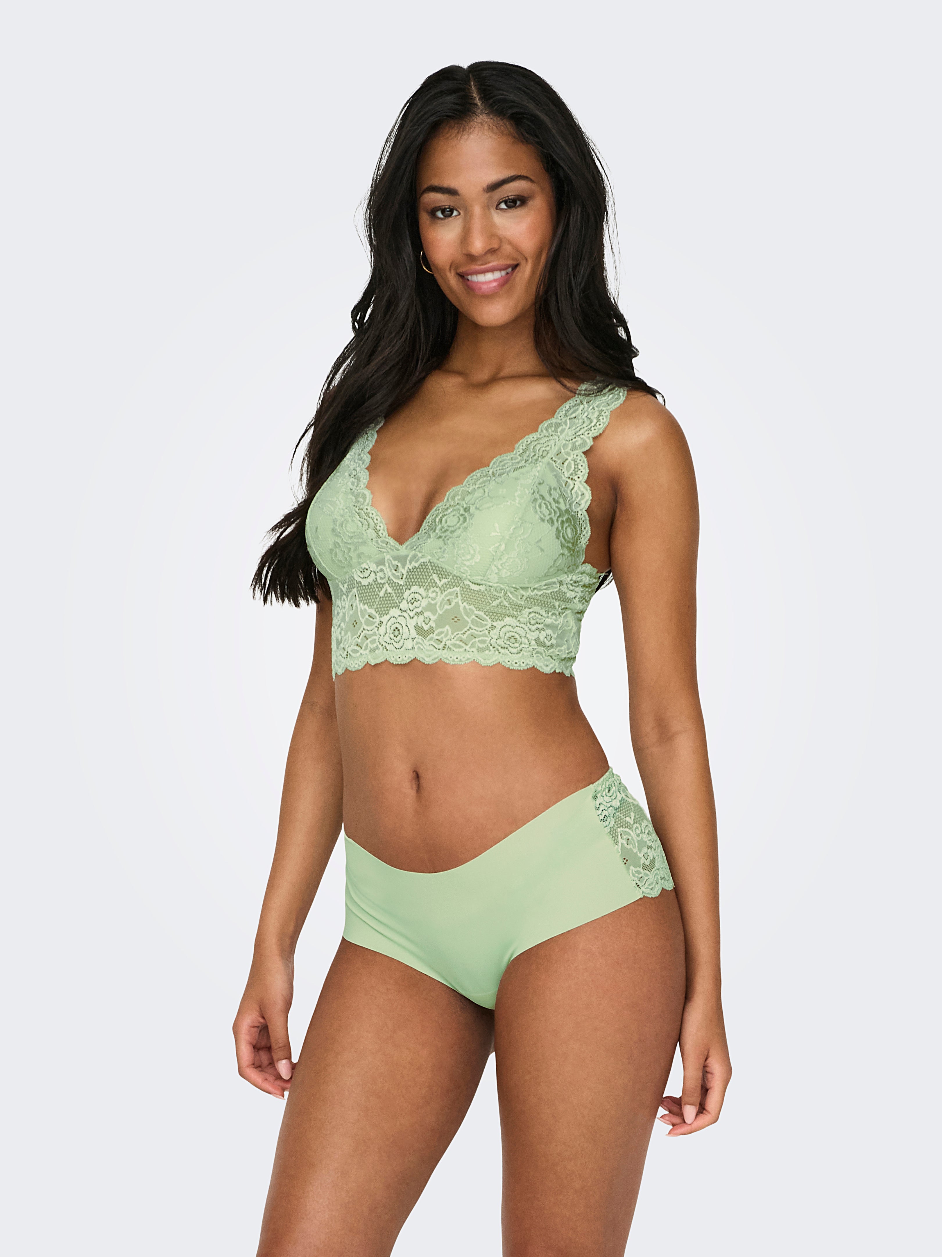 Lace Bra Light Green ONLY