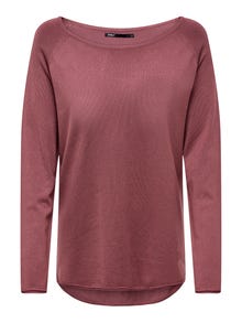 ONLY O-hals Pullover -Wild Ginger - 15109964