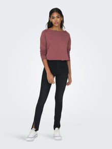 ONLY Long Knitted Pullover -Wild Ginger - 15109964