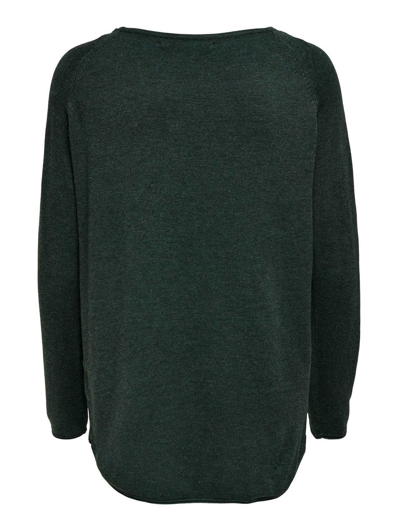 ONLY O-hals Pullover -Green Gables - 15109964