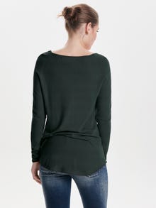 ONLY O-hals Pullover -Green Gables - 15109964
