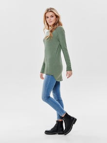 ONLY Lang Strikket pullover -Chinois Green - 15109964