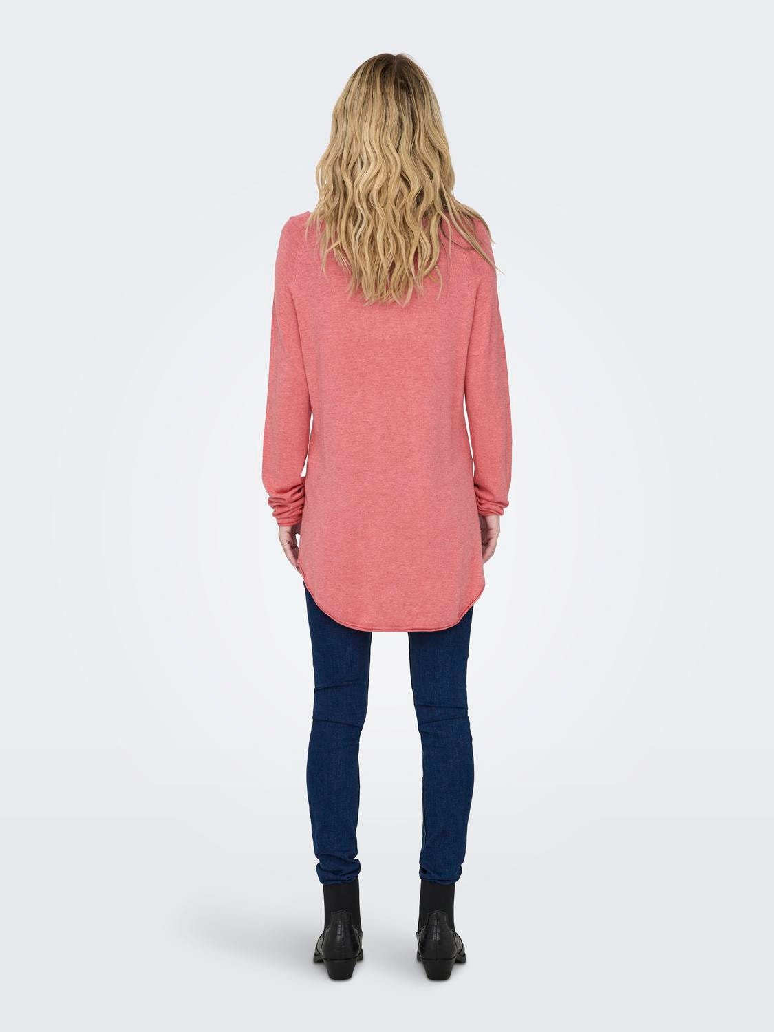 ONLY Pull-overs Col rond -Tea Rose - 15109964