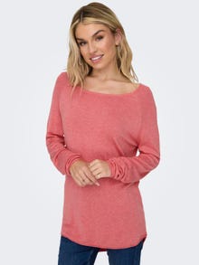 ONLY Lang Strikket pullover -Tea Rose - 15109964