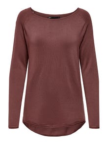 ONLY Round Neck Pullover -Rose Brown - 15109964