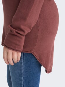 ONLY O-hals Pullover -Rose Brown - 15109964